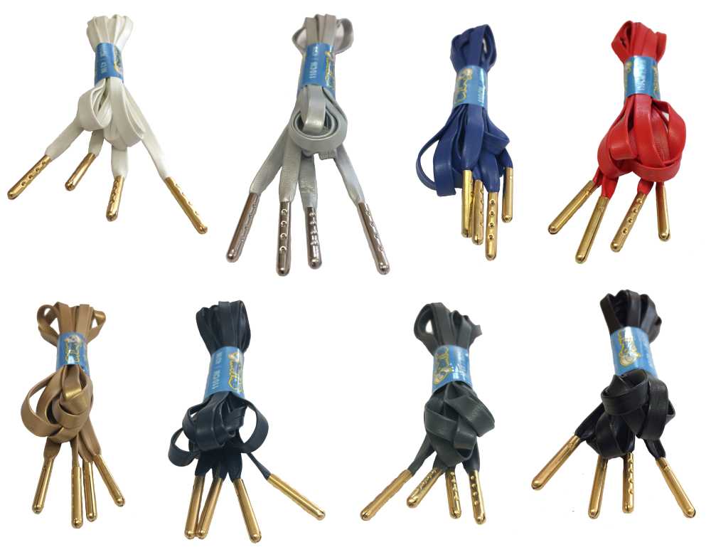 Flat PU Leather Laces now in stock!