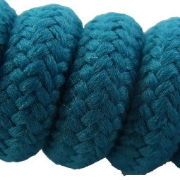 Curly Teal Shoelaces