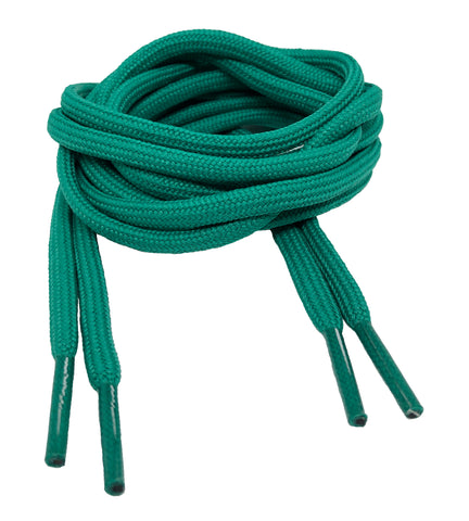 Round Sea Green Shoelaces