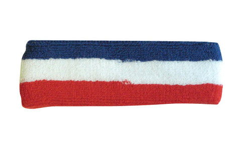 Red White and Blue Sports Quality Headband
