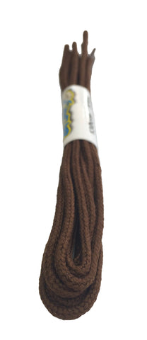 Round Chocolate Brown Shoelaces