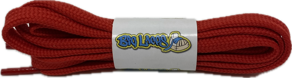 Flat_10mm_wide_Red_Shoelaces