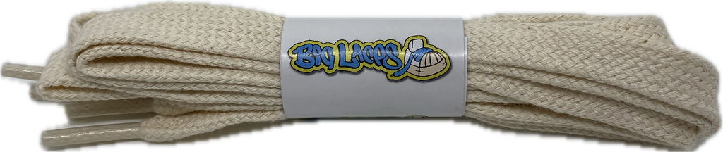 Flat_Cream_Cotton_Shoelaces_10mm_wide