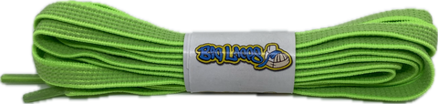 Flat_Elastic_Green_Laces_7mm_Wide