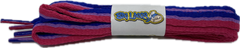Flat Bi Pride Shoelaces - 10mm wide