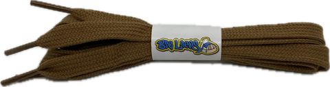 Flat_LIght_Brown_Cotton_Shoelaces_8mm_wide