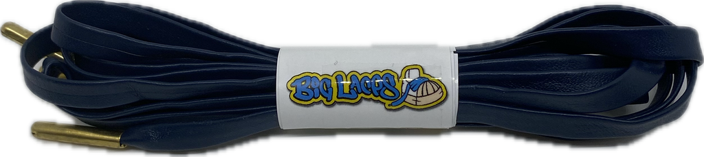 Flat_Navy_Blue_7mm_wide_PU_Leather_shoelaces