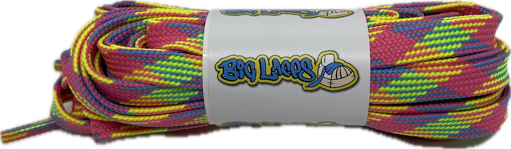 Flat_Neon_Rainbow_Shoe_Laces_8mm_wide