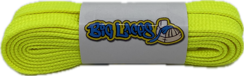 Flat_Neon_Yellow_Shoe_Laces_8mm_wide