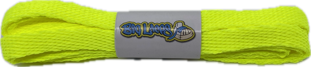 Flat_Neon_Yellow_Shoelaces_10mm_wide