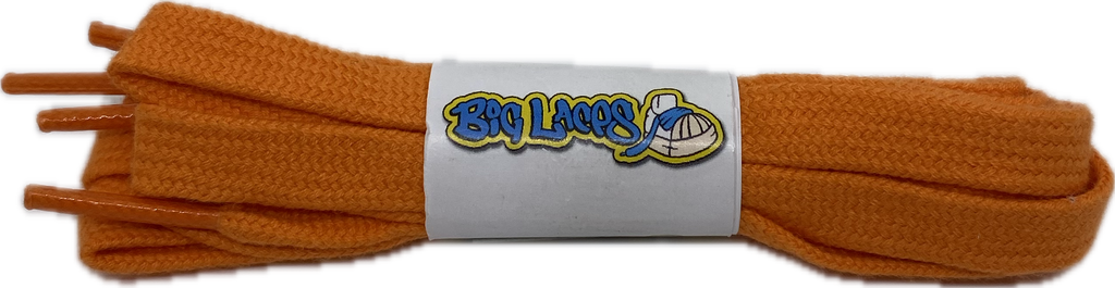 Flat_Orange_Cotton_Shoelaces_8mm_wide