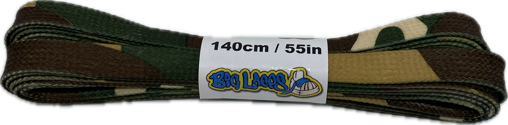 Flat_Patterned_Camouflage_Shoelaces_10mm_wide