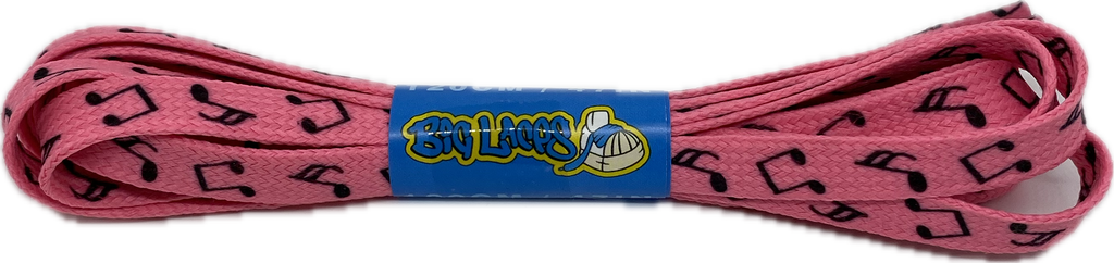 Flat_Patterned_Pink_Notes_Shoelaces