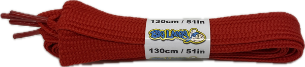 a pair of wide red shoelaces suitable for adidas superstar shoes