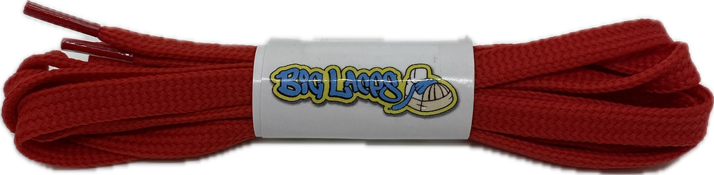 Flat_Red_Shoelaces_7mm_wide