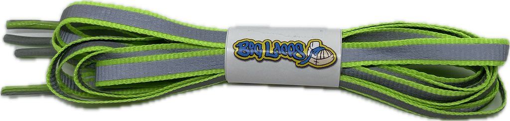 Flat_Reflective_Neon_Green_Shoelaces