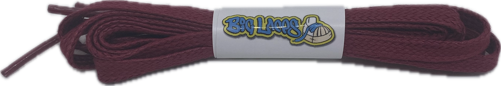 Flat_Waxed_Burgundy_Shoe_laces_4mm_wide