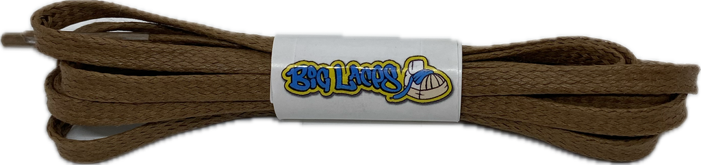 Flat_Waxed_Light_Brown_Shoe_laces_4mm_wide