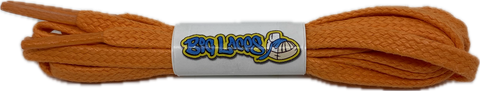 Flat_Waxed_Orange_Shoe_laces_4mm_wide