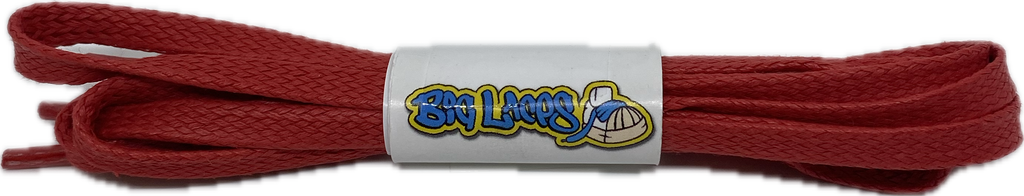 Flat_Waxed_Red_Shoe_laces_4mm_wide