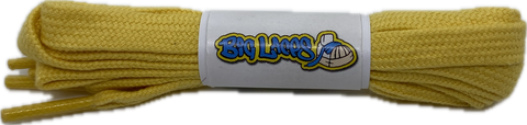 Flat_Yellow_Cotton_Shoelaces_8mm_wide
