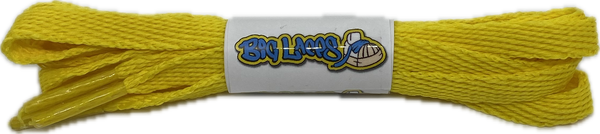 Flat_Yellow_Shoelaces_7mm_wide