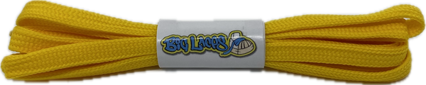 Flat_Yellow_Shoelaces_7mm_wide