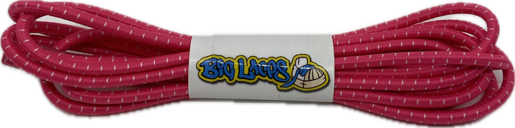 Neon_Pink_White_Fleck_Elastic_Lock_Laces_3mm_wide