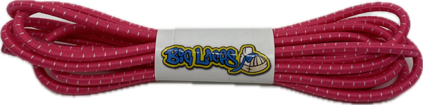 Neon_Pink_White_Fleck_Elastic_Lock_Laces_3mm_wide