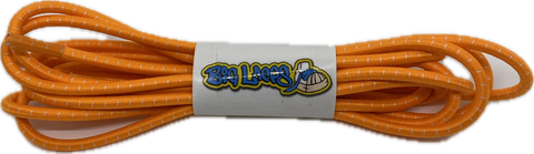 Orange_White_Fleck_Elastic_Lock_Laces_3mm_wide