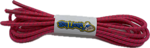 Reflective_Pink_Elastic_Lock_Laces_3mm_wide