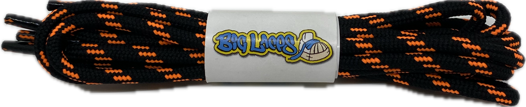 Round_Black_Neon_Orange_Walking_Boot_Laces_4mm_wide