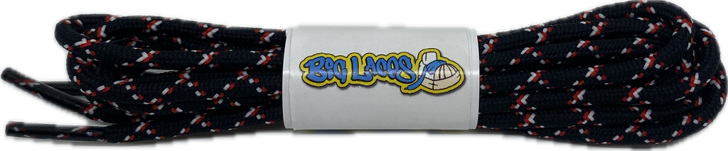 Round_Black_White_Red_Walking_Boot_Laces_3mm_wide