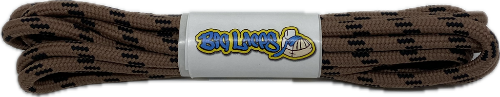 Round_Coffee_Brown_Black_Fleck_Walking_Boot_Laces_4mm_wide