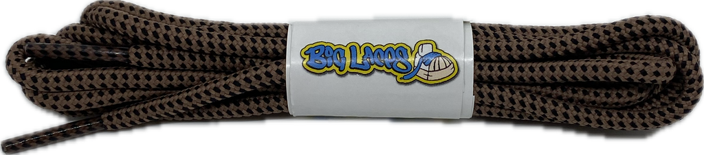 Round_Coffee_Brown_Black_Pinpoint_Walking_Boot_Laces_4mm_wide