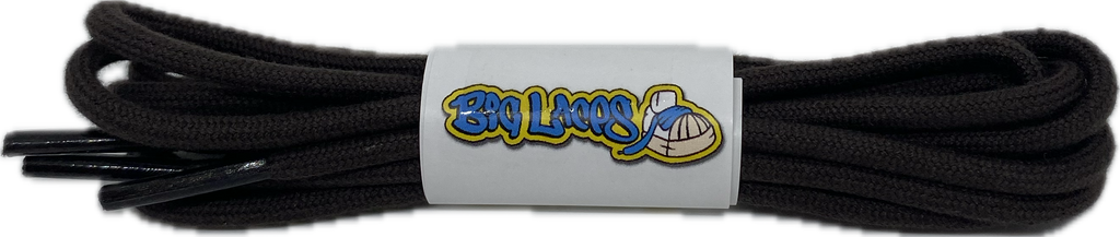 Round_Dark_Brown_Cotton_Shoe_Boot_Laces_3mm_wide