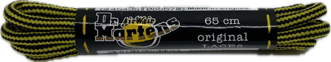Round Dr Martens Yellow Brown Laces 65cm long 4mm wide