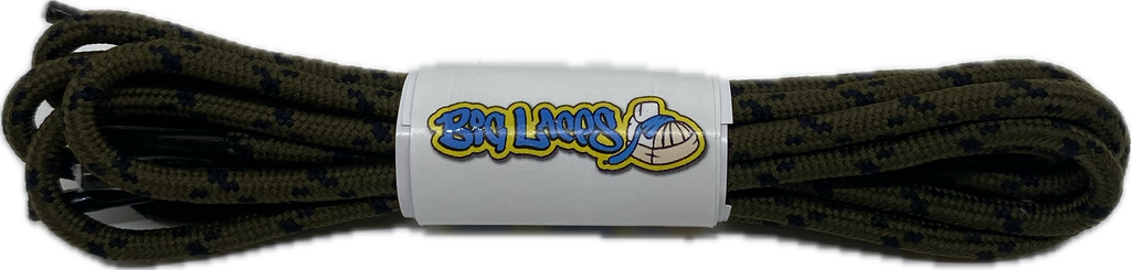 Round_Everglade_Green_Black_Walking_Boot_Laces_3mm_wide