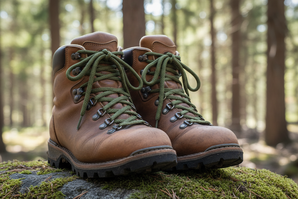 Round Everglade Green Bootlaces 140cm x 5mm