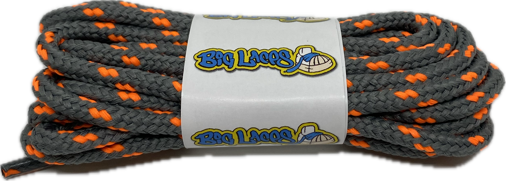 Round_Grey_Bright_Orange_Walking_Boot_Laces_4mm_wide