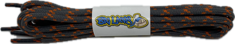 Round_Grey_Orange_Walking_Boot_Laces_3mm_wide