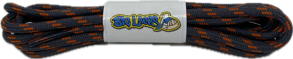 Round_Grey_Orange_Walking_Boot_Laces_4mm_wide