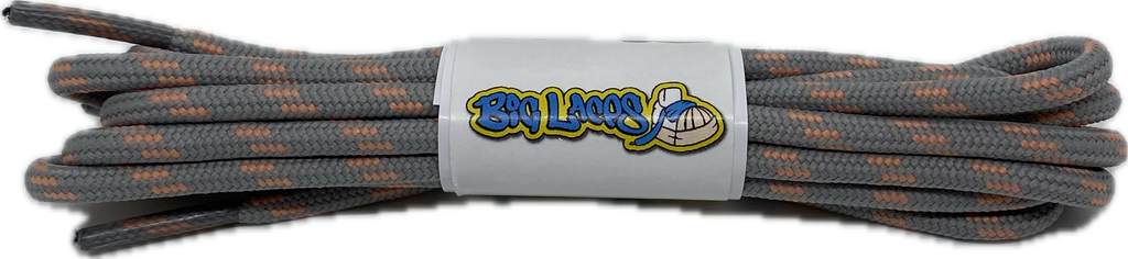 Round_Grey_Peach_Walking_Boot_Laces_4mm_wide