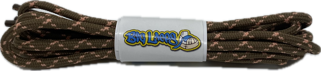 Round_Light_Fawn_Brown_Peach_Walking_Boot_Laces_3mm_wide