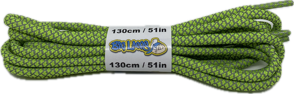 Round_Neon_Green_Rope_Reflective_Check_Shoelaces_5mm_wide
