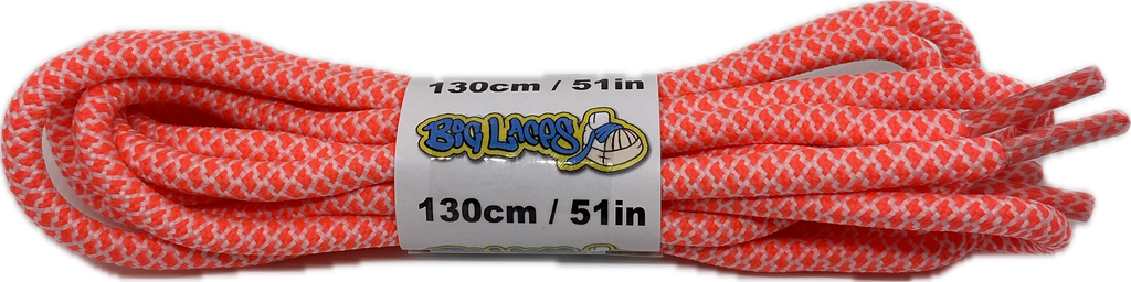 Round_Neon_Pink_White_Rope_Shoelaces_5mm_wide