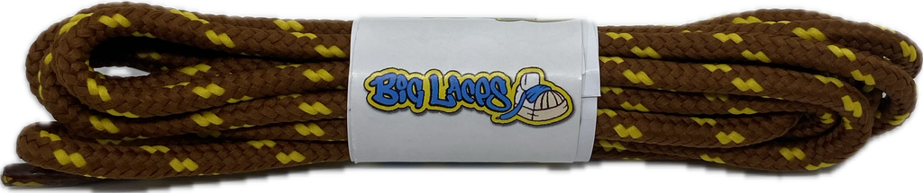 Round_Nutmeg_Brown_Yellow_Walking_Boot_Laces_4mm_wide