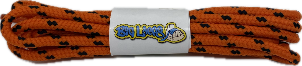 Round_Orange_Black_Walking_Boot_Laces_4mm_wide