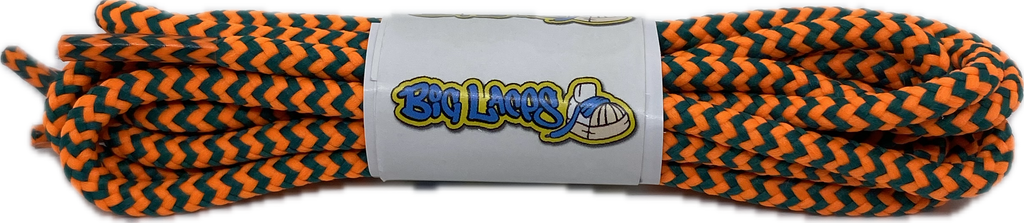 Round_Orange_Jade_Green_Walking_Boot_Laces_4mm_wide