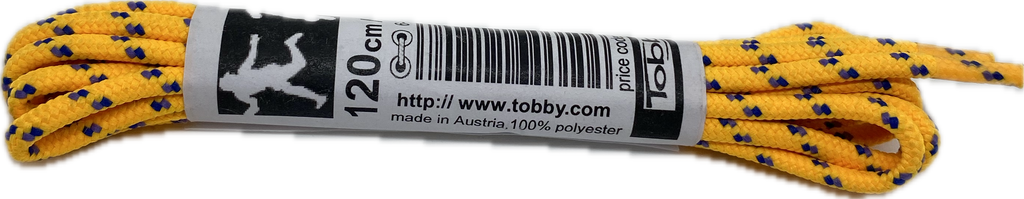 Round Patterned Strong Shoelaces/Bootlaces Light Orange Purple Lilac - 4mm wide